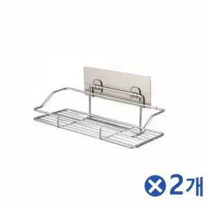 욕실용 스테인리스 벽부착형 공간 수납랙