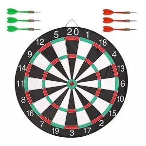 [셀러허브 생활리빙]양면 다트판 다트핀 6개 세트 벽걸이형 바늘 핀다트