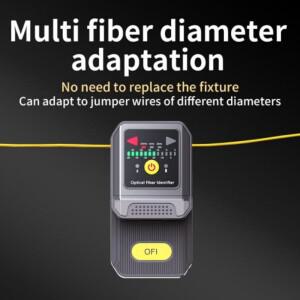 광섬유 식별기 신호 주파수  LED 조명 단일 모드 다중 전력 감지 다기능