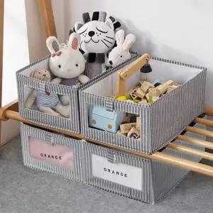 [골드스마일]리빙 패브릭 접이식 수납함 의류 소품 바구니 정리박스