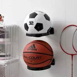 [콩심팥심]스포츠공 보관걸이 배구 농구 축구공 수납 무타공 행거