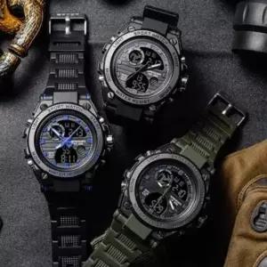 군용 레츠백 스포츠 손목 남자 시계 공업용 방수