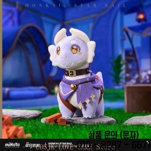 오리지널 미호요 공식 혼카이 스타 레일 블랙 아글레아 트리비오스 아나샤 카스토리스 키체인 플러시 펜던