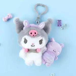 [오너클랜]WL 산리오 쿠로미 프렌즈소풍 가방고리 13cm