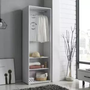 광폭600 행거수납장 오픈형 옷장 틈새 행거미니