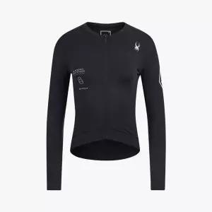 [스파이더]여성 사이클 더턴 그래픽 긴팔 저지 SPJFCNFT551WBLK 709567