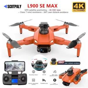 L900 Pro SE MAX GPS 드론 4K 전문 듀얼 HD 카메라 5G WIFI FPV 360 ° 장애물 회피 브러시리스 Rc 쿼드콥