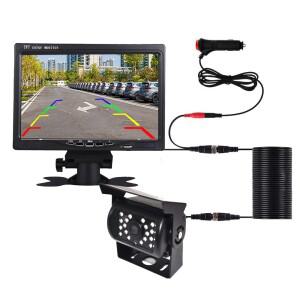 모니터가있는 주차 자동차 반전 카메라 트럭 트레일러 용 7 