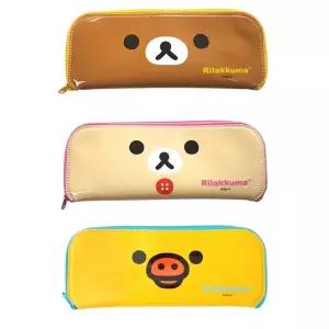 리락쿠마 얼굴 멀티 케이스 귀여운 케릭터 학습준비물