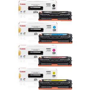 정품 CRG-331BK II + CRG-331C + CRG-331M + CRG-331Y 4색 세트