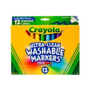 크레욜라 워셔블수성굵은선마카울트라클린12색 수성마카12색 (GYA587812)