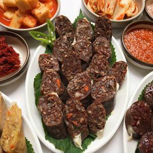 경기 토종순대 500g 고기 야채로 속을 꽉 채운 영양간식