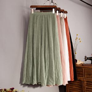 여름엔 시원한 린넨 주름원피스