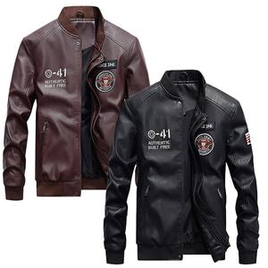 JPM 남성 가을 겨울 레더 항공자켓 R-2 가죽/야구점퍼