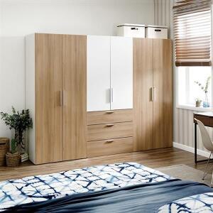 한샘 샘베딩 베이직 옷장세트 240cm(높이194cm) 서랍형 4종