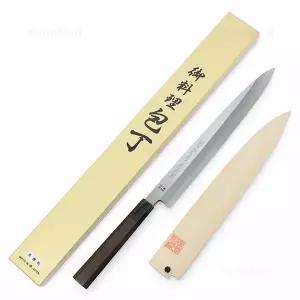 요시히로 혼카스미 백이강 사시미 270mm(흑단목)+칼집