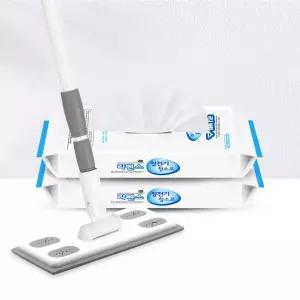 [리벤스] 막대걸레+정전기청소포(120매)60*2