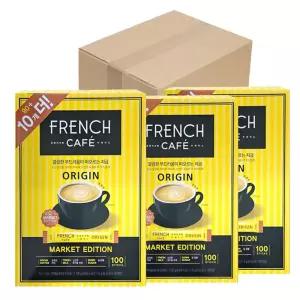프렌치카페 커피믹스 오리진 100개입(90개+10개)X3개(총300T)/최근제조