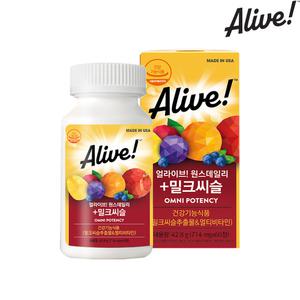 얼라이브 원스데일리 밀크씨슬 멀티비타민 60정 1병