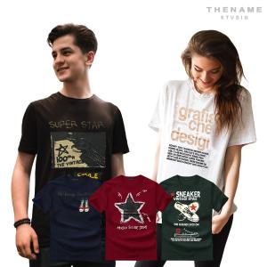 반팔티/M~5XL/티셔츠/V넥/빅사이즈/프린트티/남자/여자