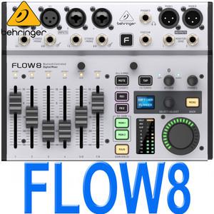 FLOW8/ FLOW-8/ 베링거/USB/오디오인터페이스/디지탈믹서/MIDAS 프리/androod/ Bluetooth원격제어/ FLOW 8