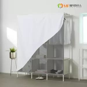 MF무볼트 드레스룸 트리플 행거 가림막 심플 수납 고급인테리어 옷장 장롱 행거 시스템옷장