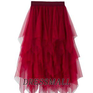 [드레스몰] 예쁜 샤 스커트 쉬폰 레이스 댄스복 밸리