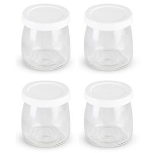 키친아트 요거트메이커 전용 용기(4개입) 유리병 푸딩병