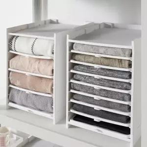 리빙박스 수납 정리함 옷장 정리 방법 오슬러 슬라이딩 옷정리 트레이 2단