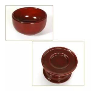 국산 고급 오리목 제기술잔세트 (잔+잔대)2p         낱개판매/단품판매