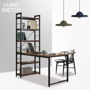 루트 1600 h형 철제 책상[착불]묵직듬직한 컴퓨터용 학생 책장 책상