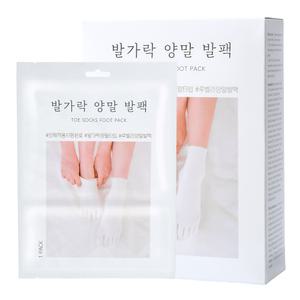 루벨리 발보습 각질제거 발가락 양말 발팩 40g x 3팩