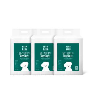 올스탠다드 강아지 배변패드 M 중형, 100매, 3개