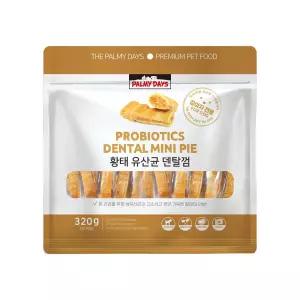 파미데이즈 강아지 치석제거 애견간식 황태유산균 덴탈껌 320g