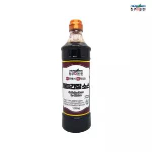 청우 더진한 마늘간장소스 1.05kg 간장치킨소스