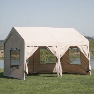 몽골 텐트 사각 쉘터 장박 3x4 창고 천막 캐노피 창고