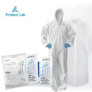 프로덕트랩 일회용 방진복 SF 작업복 방역복 분진복 보호복 원피스 안전 방역물품