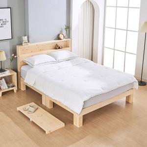 편백나무 호텔형 침대 분리평상형 원목 침대프레임