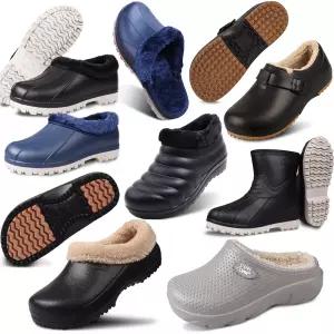 슈퍼카미트 겨울 논슬립 방수 방한 털 주방화 조리화 욕실화 작업 장화