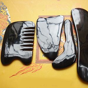 꽈샤 천연물소뿔괄사 물소뿔빗 괄사빗