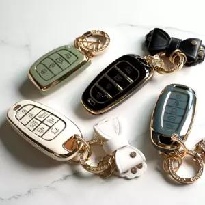 현대 골드라인 TPU 스마트 키케이스 벨로스터 아반떼AD LF쏘나타 투싼TL i30 싼타페FE i40 스타리아