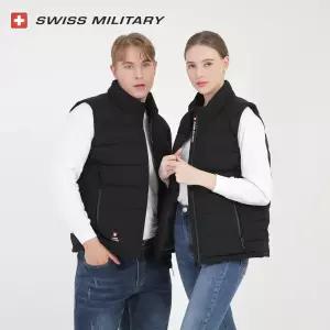 스위스밀리터리 온열 열선 겨울 발열 조끼 HIVE-500