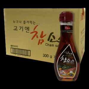 고기엔참소스 300g 20개 1박스 삼겹살 간장 돈까스소스 파채 샤브샤브 양념