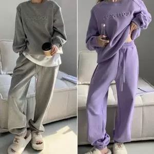 [오노마] ONM 여자 겨울츄리닝 오버핏 날씬 기모 트레이닝복 세트 (S9365927)