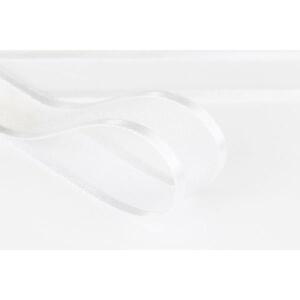 리본/롤/폴리양면오간디/흰색/15mm