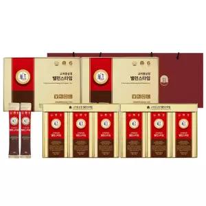 풍년보감 고려홍삼정 6년근 밸런스타임 홍삼스틱  선물세트 10g, 30포 2개 (총 60포)