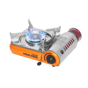 썬터치 미니 휴대용 가스레인지, 전용 케이스 주황, 1개