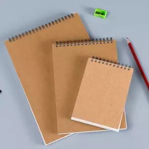 인체드로잉 스케치북 크로키북 드로잉 컬러 색칠공부 휴대용 가로철 수채화 연필 A5