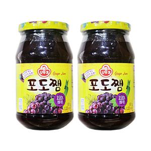 오뚜기 포도쨈 500g 2개 잼 토스트 식빵