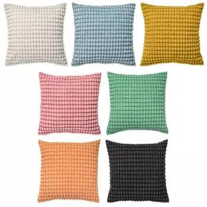 이케아 SVARTPOPPEL 스바르트포펠 쿠션커버 50x50cm/속쿠션미포함/베개/패드/침구/지퍼식